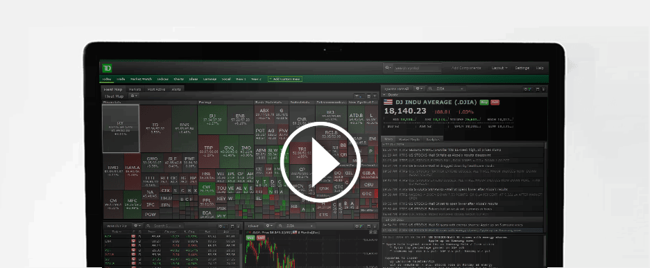 Advanced Dashboard TD Direct Investing