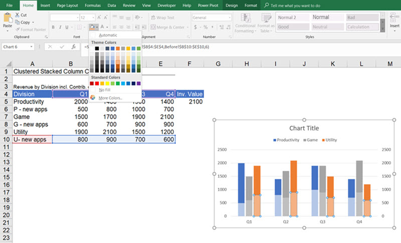 Excel Chart With Multiple Series