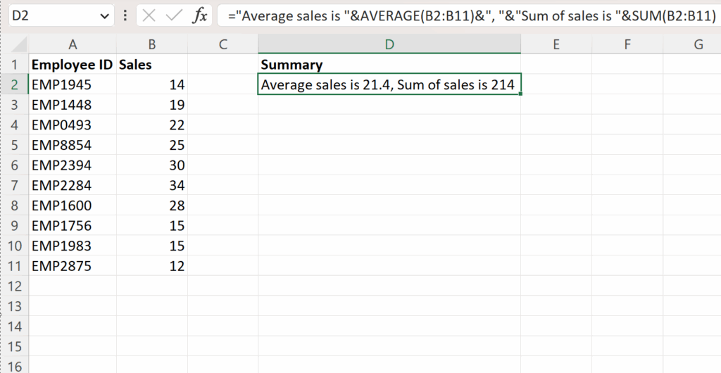Excel How To Use Multiple Formulas In One Cell