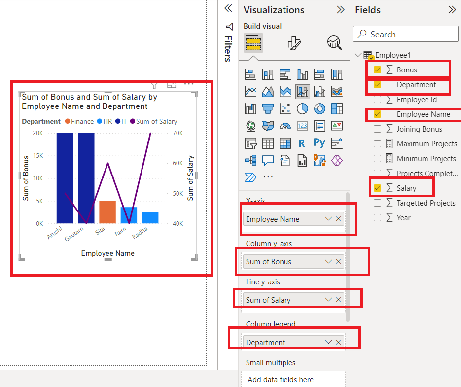 Format Power Bi Stacked Column Chart Bilarasa