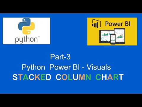 Python Power Bi Integration Power Bi Visual Stacked Column Chart 