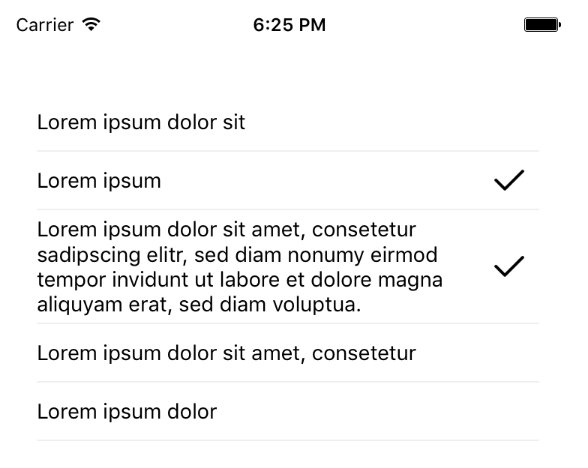 React Native Multiple choice Component Reactscript