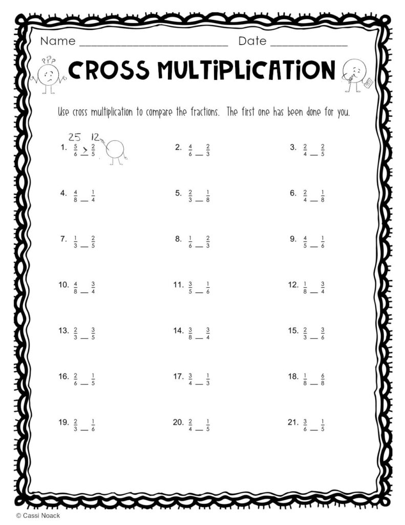 Video Anchor Chart Comparing Fractions With Cross Mul Vrogue co